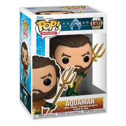 Imagén: Figura Aquaman Hero Suit con Tridente Aquaman y el Reino Perdido DC Movies POP Funko 1301