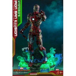 Imagén: Figura Iron Man Ilusión Mysterio Spiderman Lejos de Casa Hot Toys