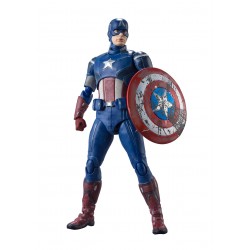 Imagén: Figura Capitán América Avengers Assemble Edition Vengadores SH Figuarts Bandai