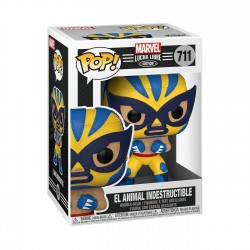Imagén: Figura El Animal Indestructible Lobezno Wolverine Lucha Libre Edition Marvel POP Funko 711