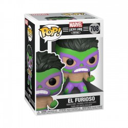 Imagén: Figura El Furioso Hulk Lucha Libre Edition Marvel POP Funko 708