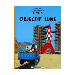 Imagén: Tintin 16 Objectif Lune. En Francés.